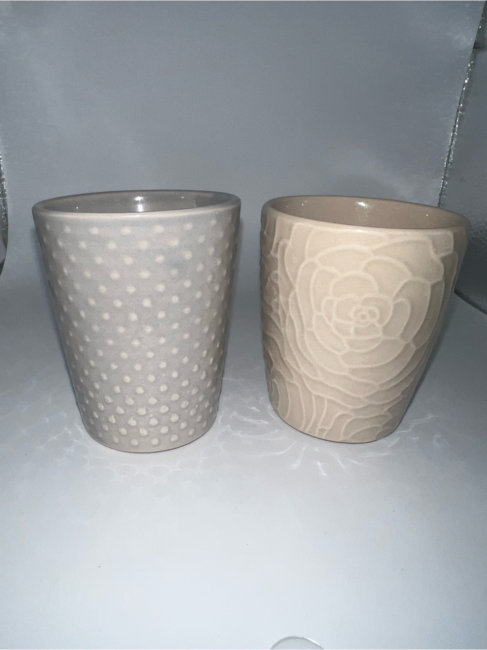 Neutral Beige Ceramic planter Set - Home Accents